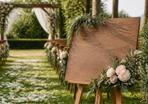 Incorporating Signage into Your Wedding Decor: Creative Ideas and Tips